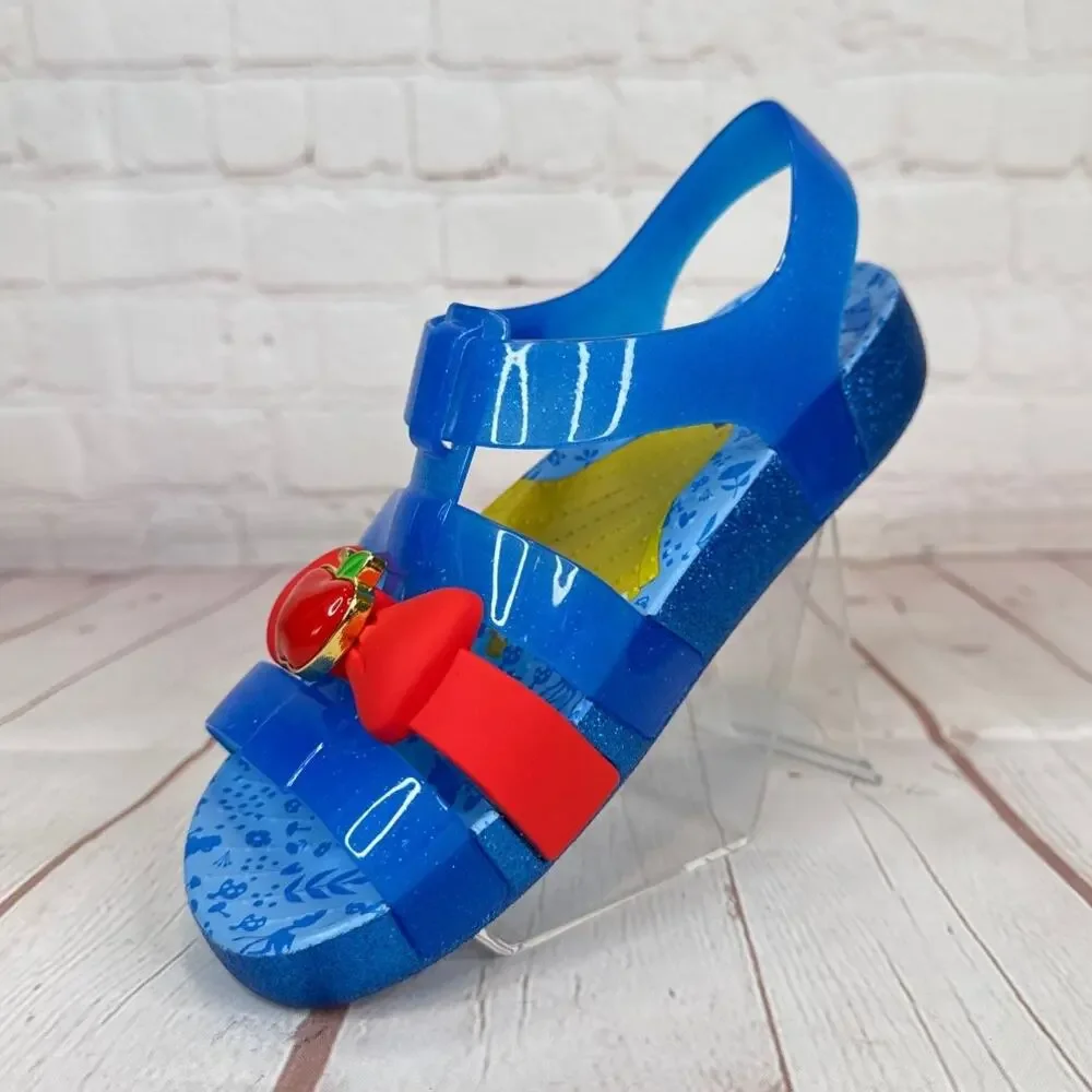Crocs Disney Snow White Isabella Bright Cobalt Sandals Kids Size J3 209676-4JL